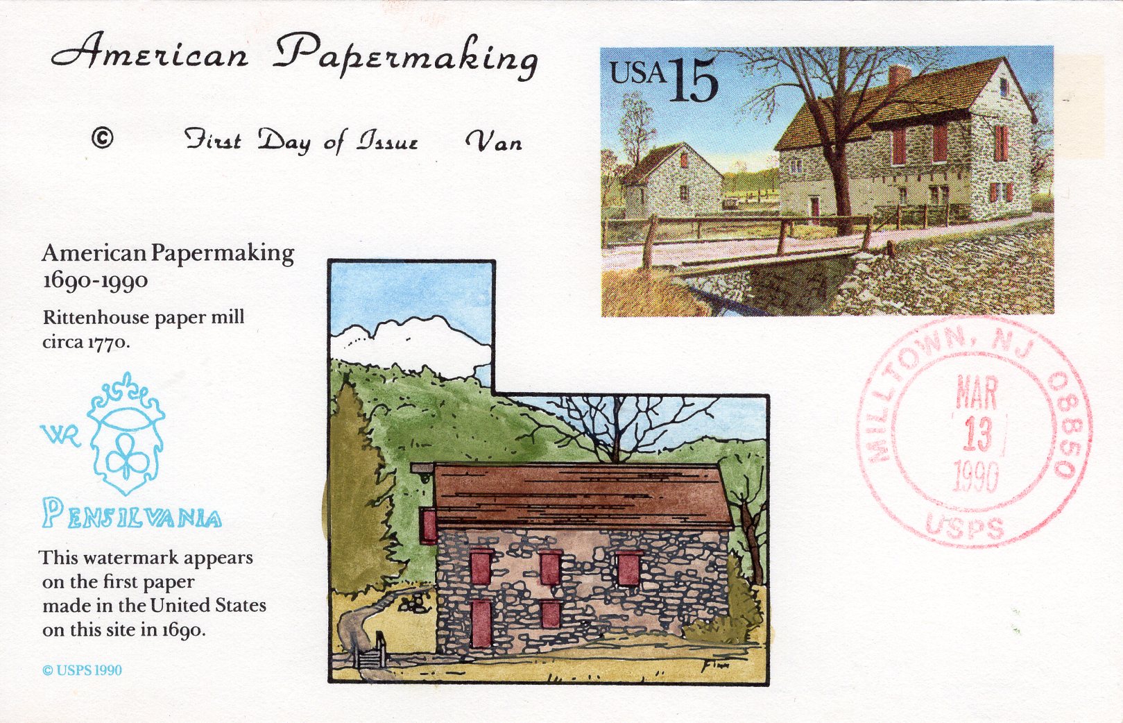 George R. Van Natta on U.S. Scott #UX145 FDC George R. Van Natta on U.S. Scott #UX145 FDC