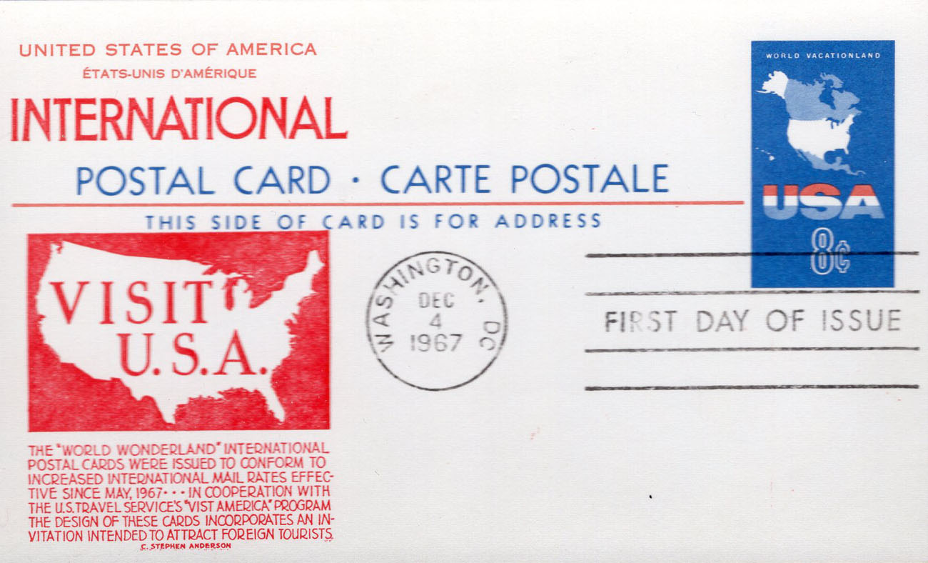 U.S. Scott #UX54 - C.S. Anderson (Charles Stephen) U.S. Scott #UX54 - C.S. Anderson (Charles Stephen)