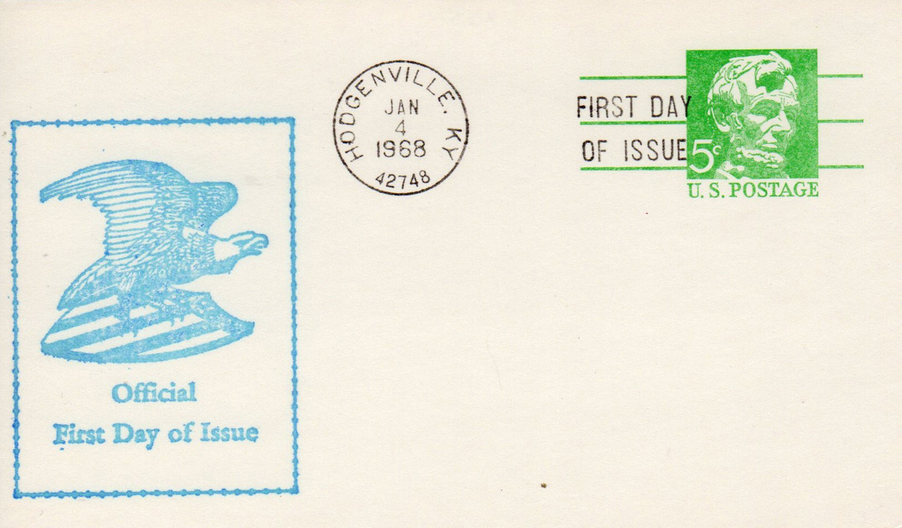 U.S. Scott #UX55 - Unknown #1 U.S. Scott #UX55 - Unknown #1