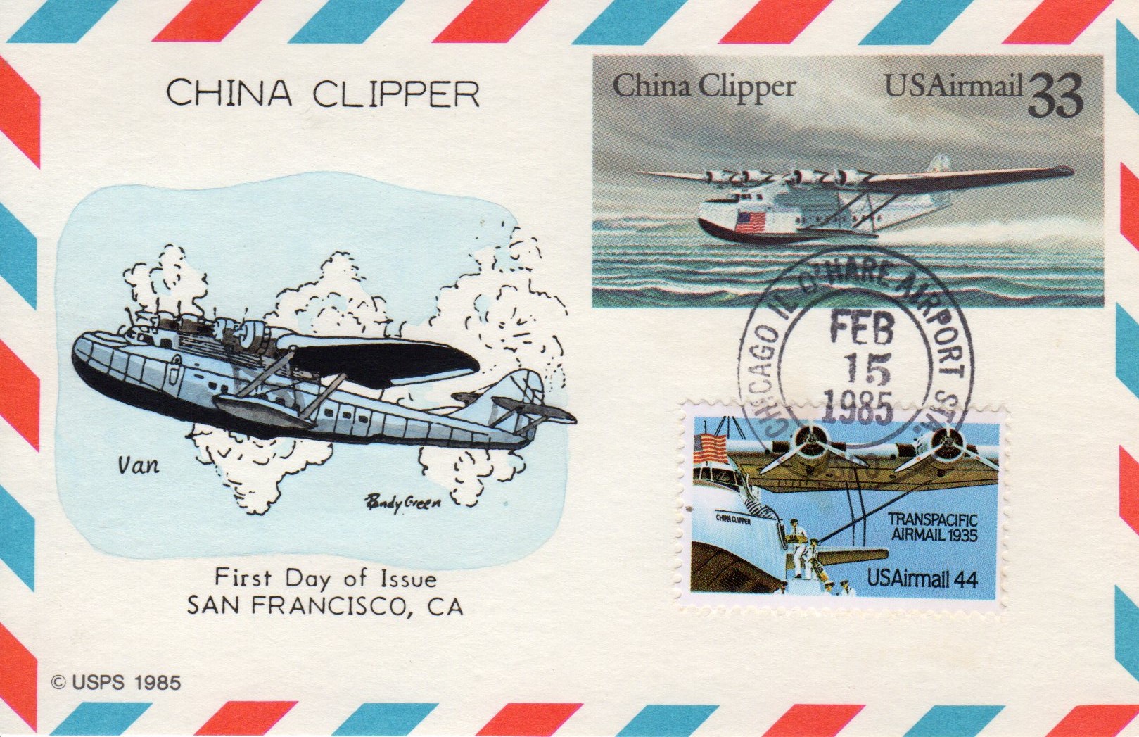 George R. Van Natta on U.S. Scott #UXC22 FDC George R. Van Natta on U.S. Scott #UXC22 FDC