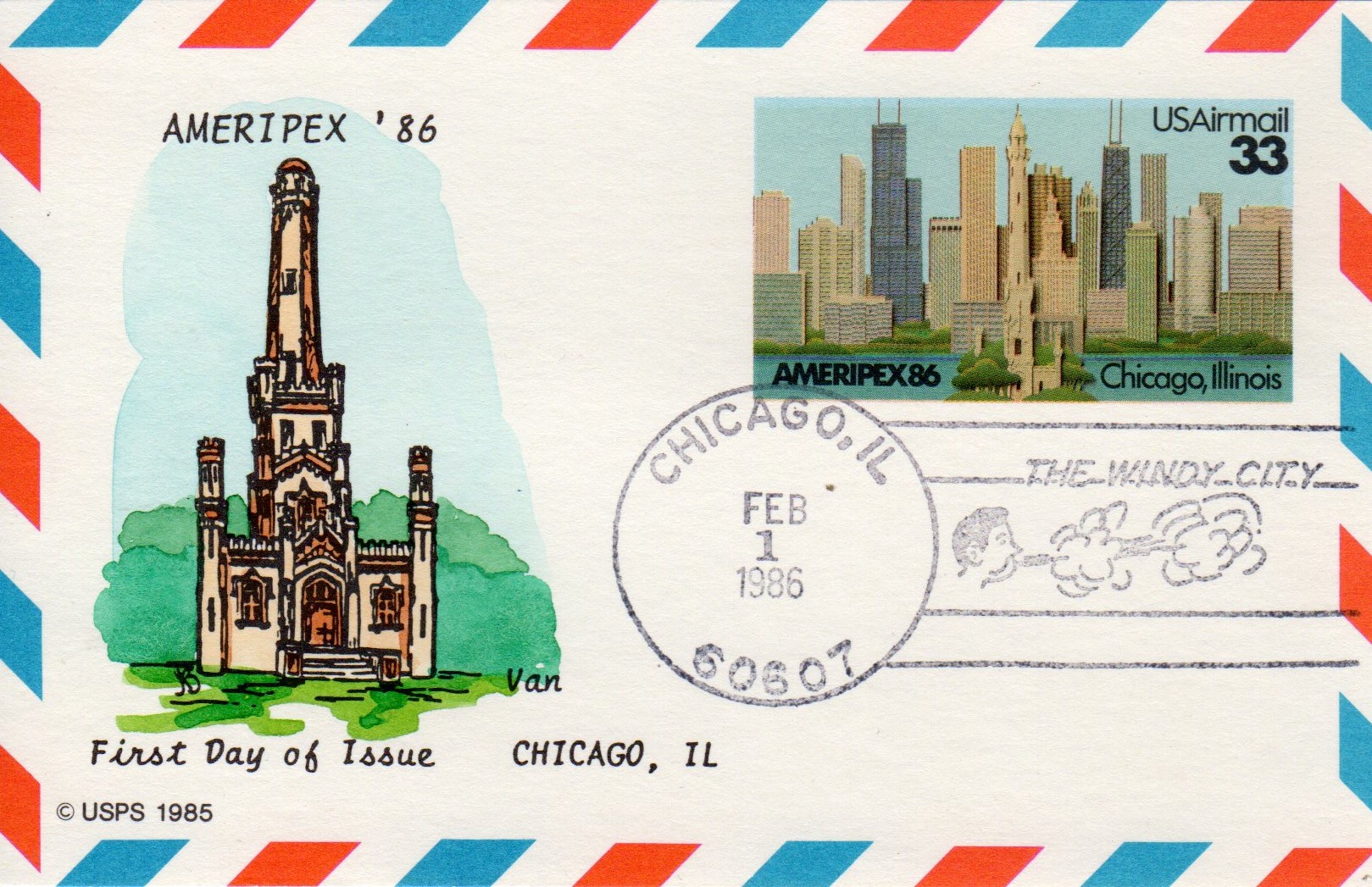 George R. Van Natta on U.S. Scott #UXC23 FDC George R. Van Natta on U.S. Scott #UXC23 FDC
