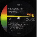 Century Records #41849, 1973, LP label Side A scan