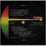 Century Records #41849, 1973, LP label Side B scan