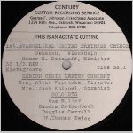 Century Custom Recording Service no #, 1965, LP label Side A scan