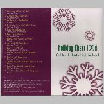 Oshkosh North High School #ONC-101496, CD back tray card scan