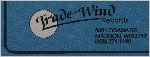 Trade Wind Records, variety #2, company name and logo only on the jacket, LP label scan