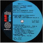 United Sound Records #USR-5651, 1973, LP label Side A scan