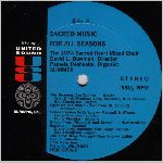 United Sound Records #USR-6356 Side D, LP label scan