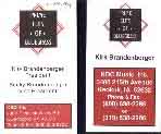 Prime Cuts of Bluegrass, obsolete business cards