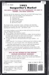 #sm93b -- Oxley, Michael and Anne M. Bowling
1993 Songwriter's Market (back cover)