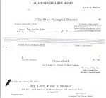 5-10-2011 Welsh Hymn Singing Festival, Oshkosh, WI, Song Credits