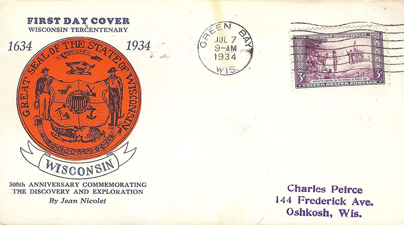 U.S. Scott #739-14 - Oshkosh Cover Service