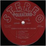 Polkaland Records, variety #6, LP label scan