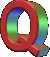 letter Q graphic