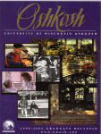 UW Oshkosh 2000-2002 Graduate Bulletin cover
