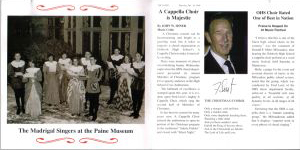 Fred Leist self release #OHS-16457, 1998, CD liner notes pages 2-3 scan