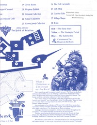 House on the Rock 2002 Tour Map Part B