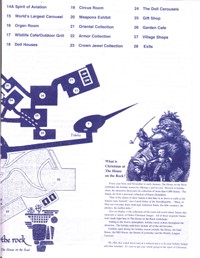 House on the Rock 2003 Tour Map Part B
