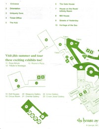 House on the Rock 2006 Tour Map Part A