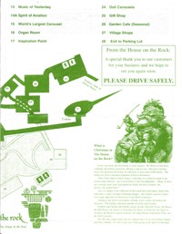 House on the Rock 2006 Tour Map Part B