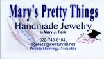 Mary Park's 'Mary's Pretty Things' business card scan