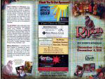Ripon, WI: 21st Annual Dickens of a Christmas
2011 brochure scan #1